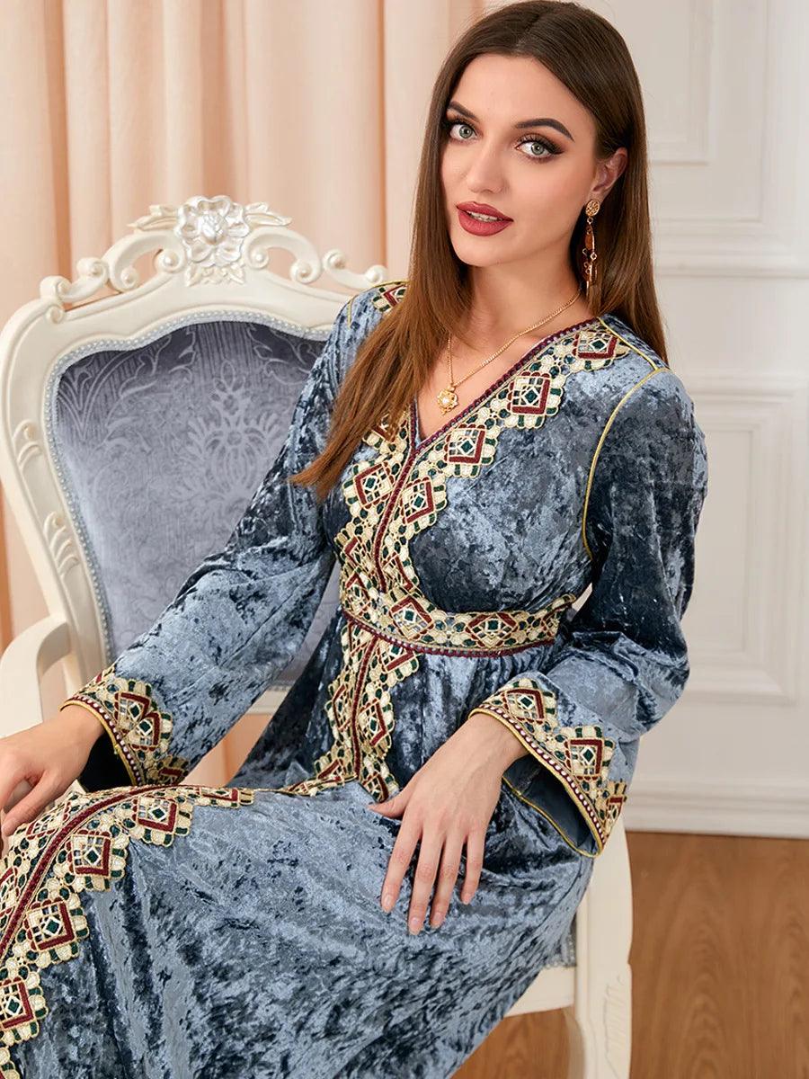 Elegant Dubai-inspired dress for muslim women – Modest & stylish middle eastern fashion - ARI