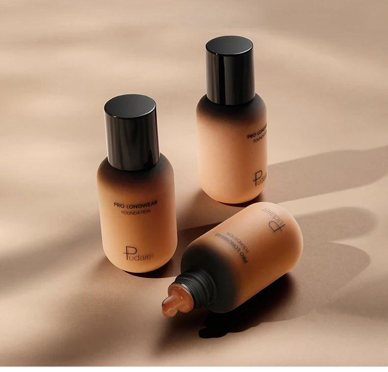 face liquid foundation full concealer makeup waterproof base brighten whitening cover dark circle - ARI
