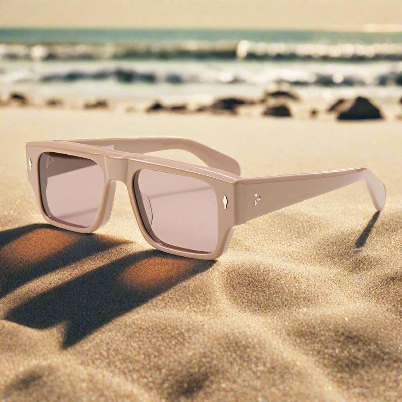Limited JMM DEVOTO brand design square acetate - ARI