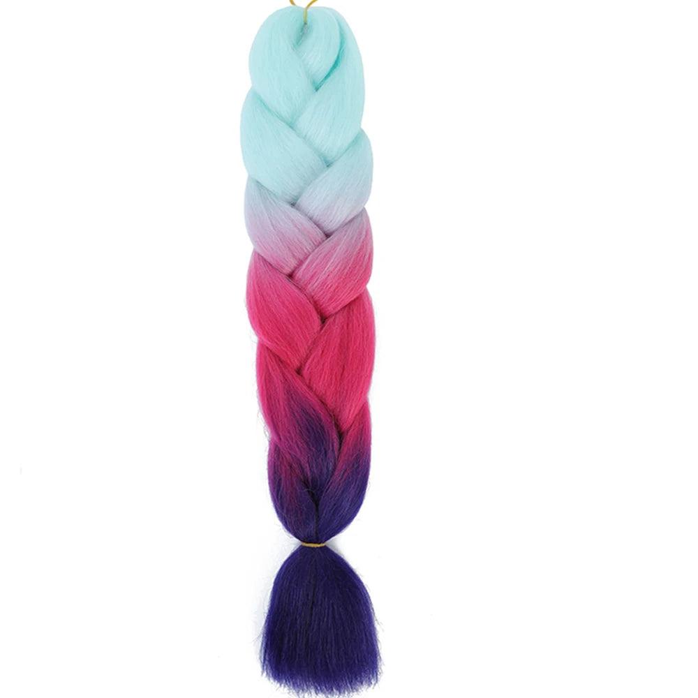 24 inch braids extensions braiding hair color hair for children braid - ARI