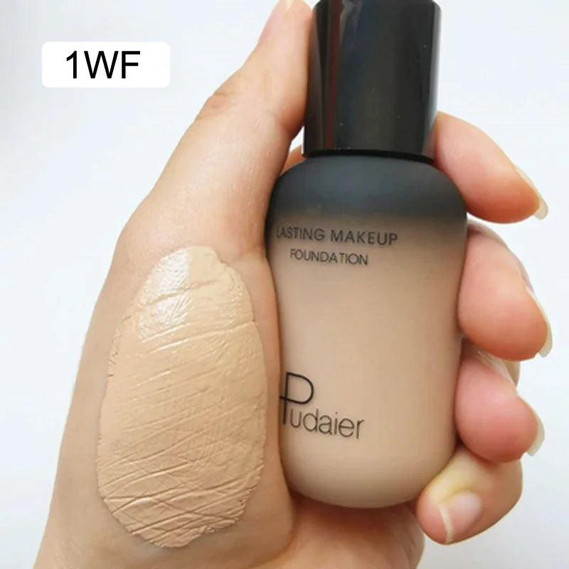 face liquid foundation full concealer makeup waterproof base brighten whitening cover dark circle - ARI