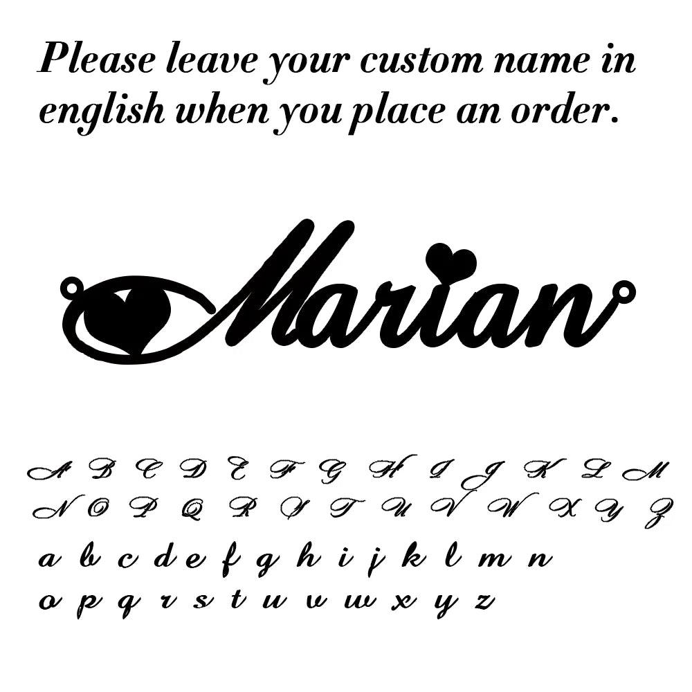 your name on Necklace Stainless Steel Jewelry - ARI