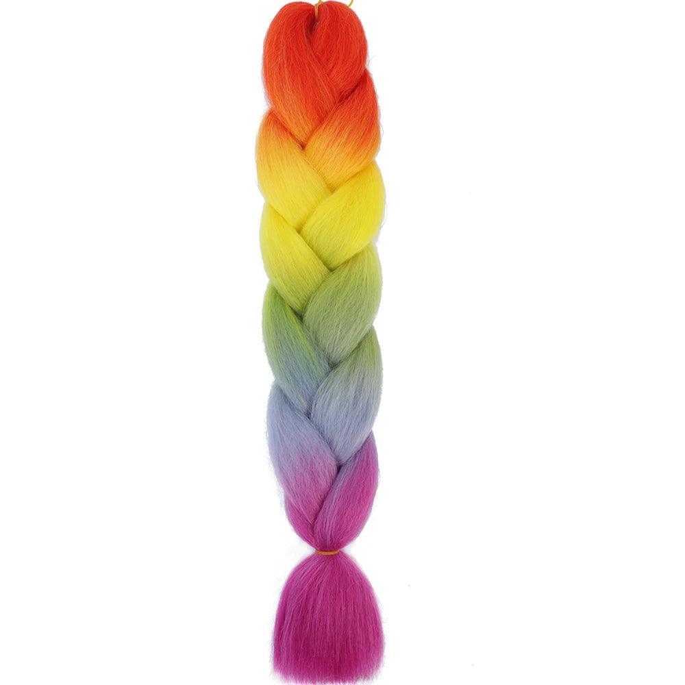 24 inch braids extensions braiding hair color hair for children braid - ARI