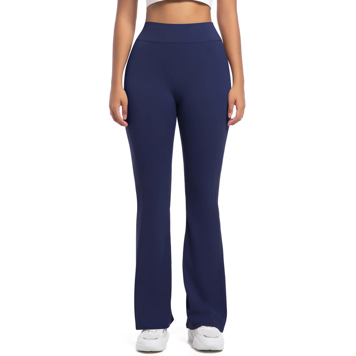 Women Flare pocket leggings high waist Breathable street style