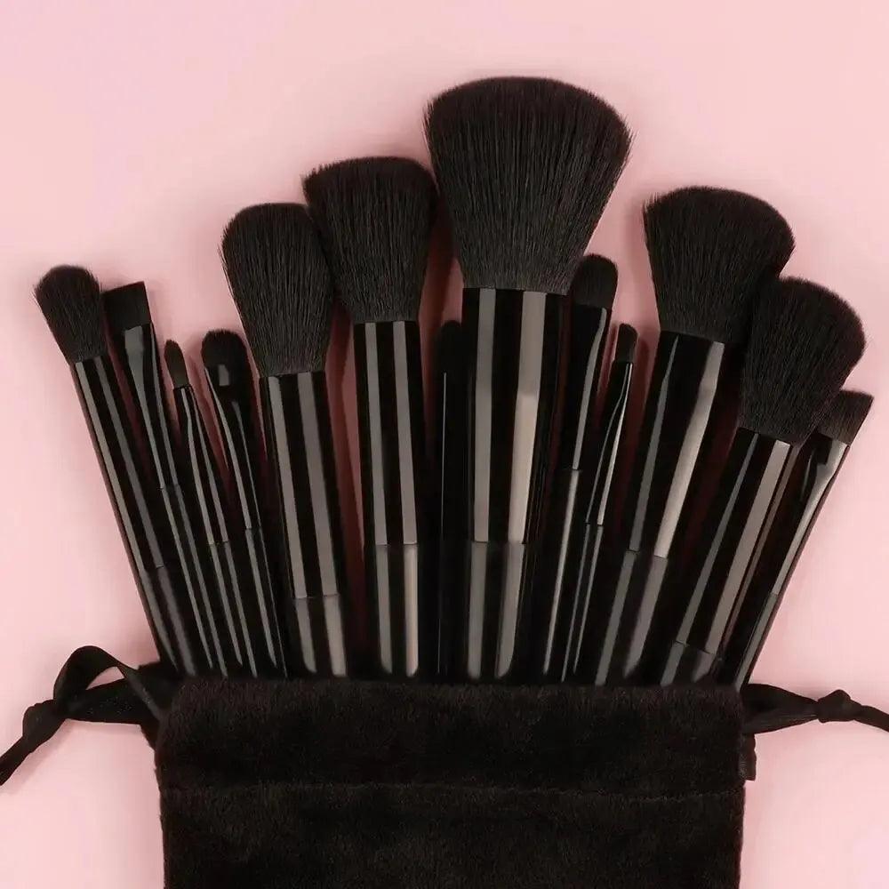 makeup brush set soft fluffy professional cosmetic tool - ARI