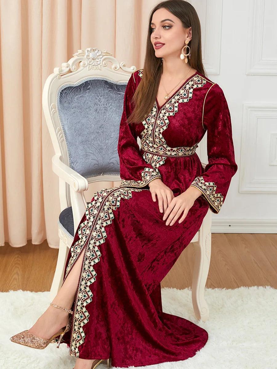 Elegant Dubai-inspired dress for muslim women – Modest & stylish middle eastern fashion - ARI