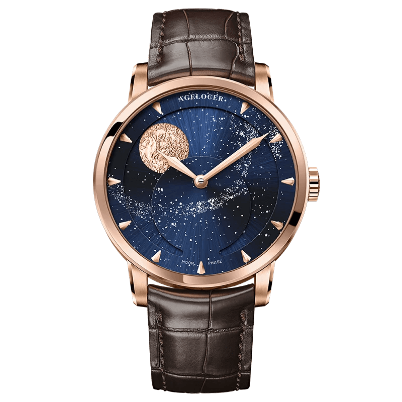 AGELOCER Original Astronomer luxury automatic moon phase watch - ARI