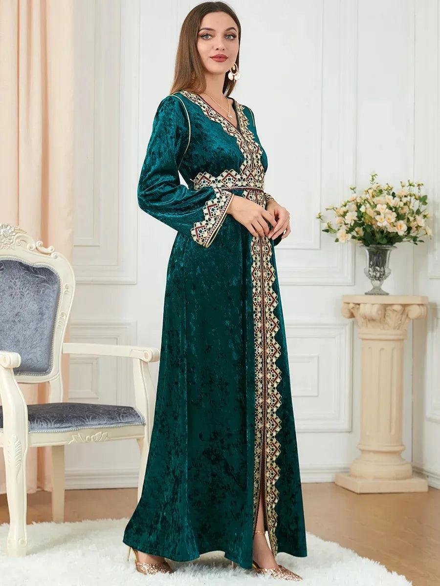 Elegant Dubai-inspired dress for muslim women – Modest & stylish middle eastern fashion - ARI