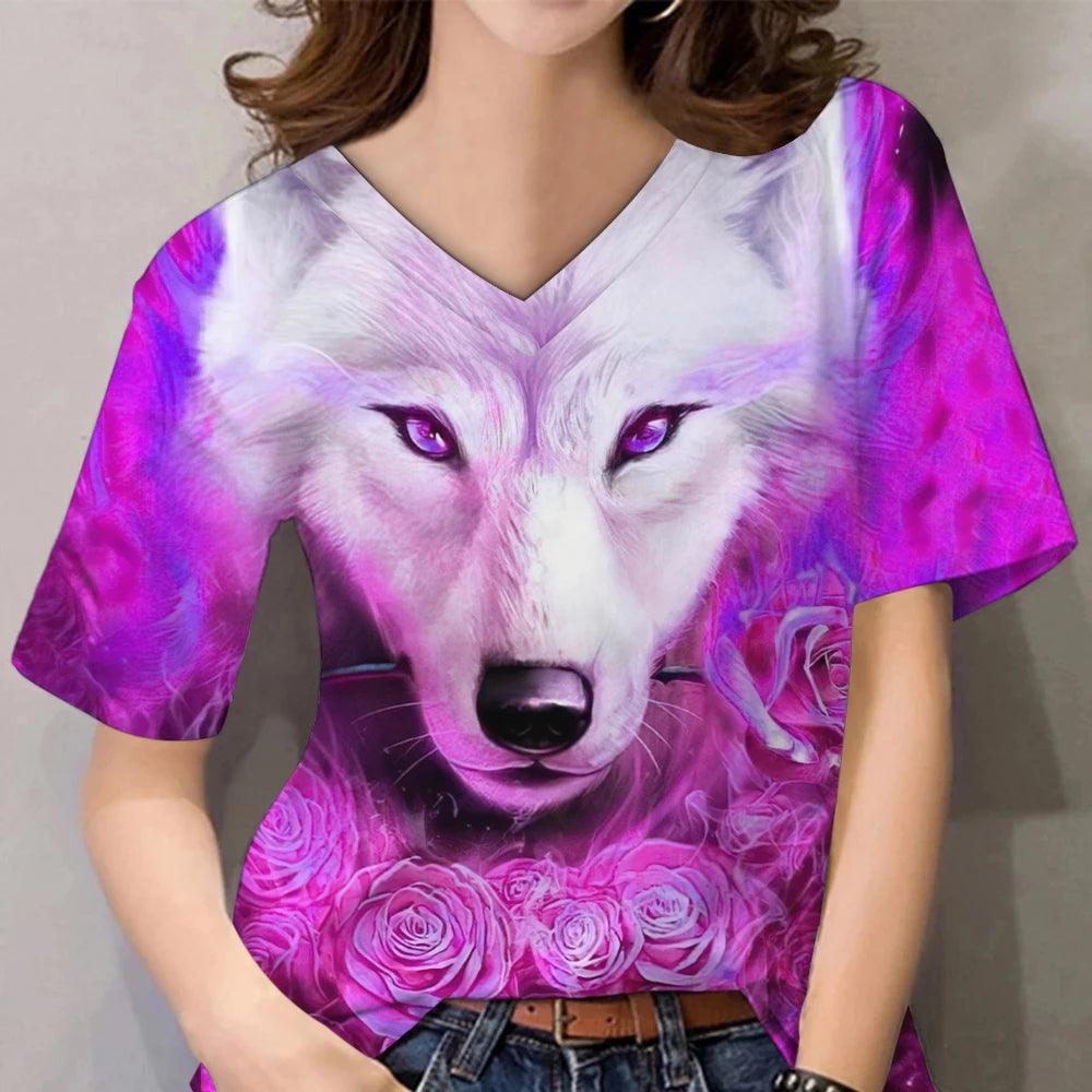 Unisex T Shirt Animal Graphic 3d Print Top Streetwear Fashion - ARI