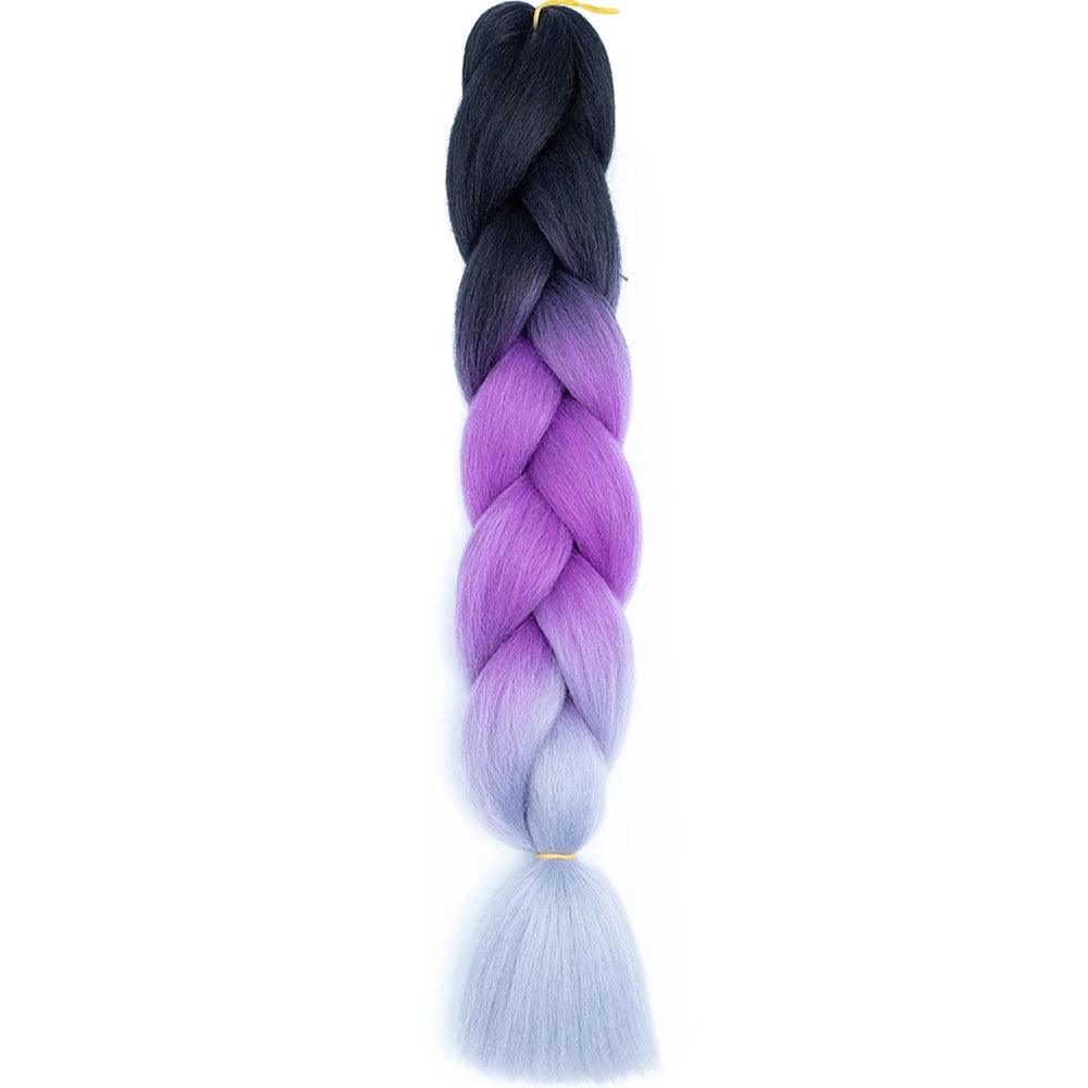 24 inch braids extensions braiding hair color hair for children braid - ARI