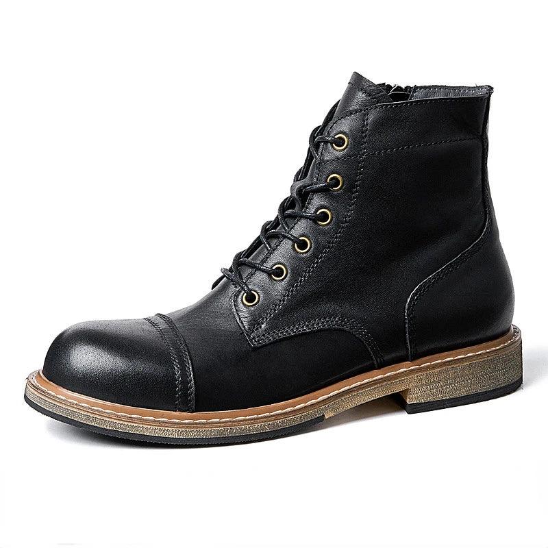 Mens Genuine Leather Boots Handmade Quality Comfortable - ARI