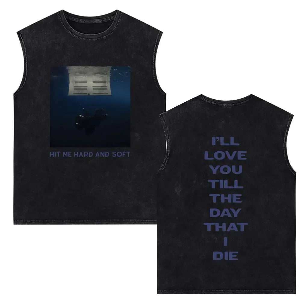 Billie eilish Hit me hard and soft vest top oversized sleeveless