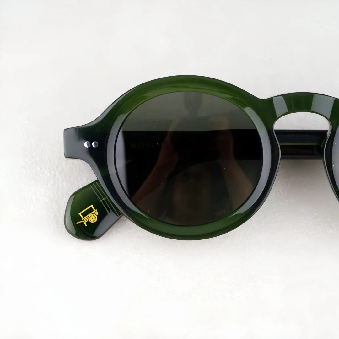 Mascot 1918 Solid thick  Round Style sunglasses