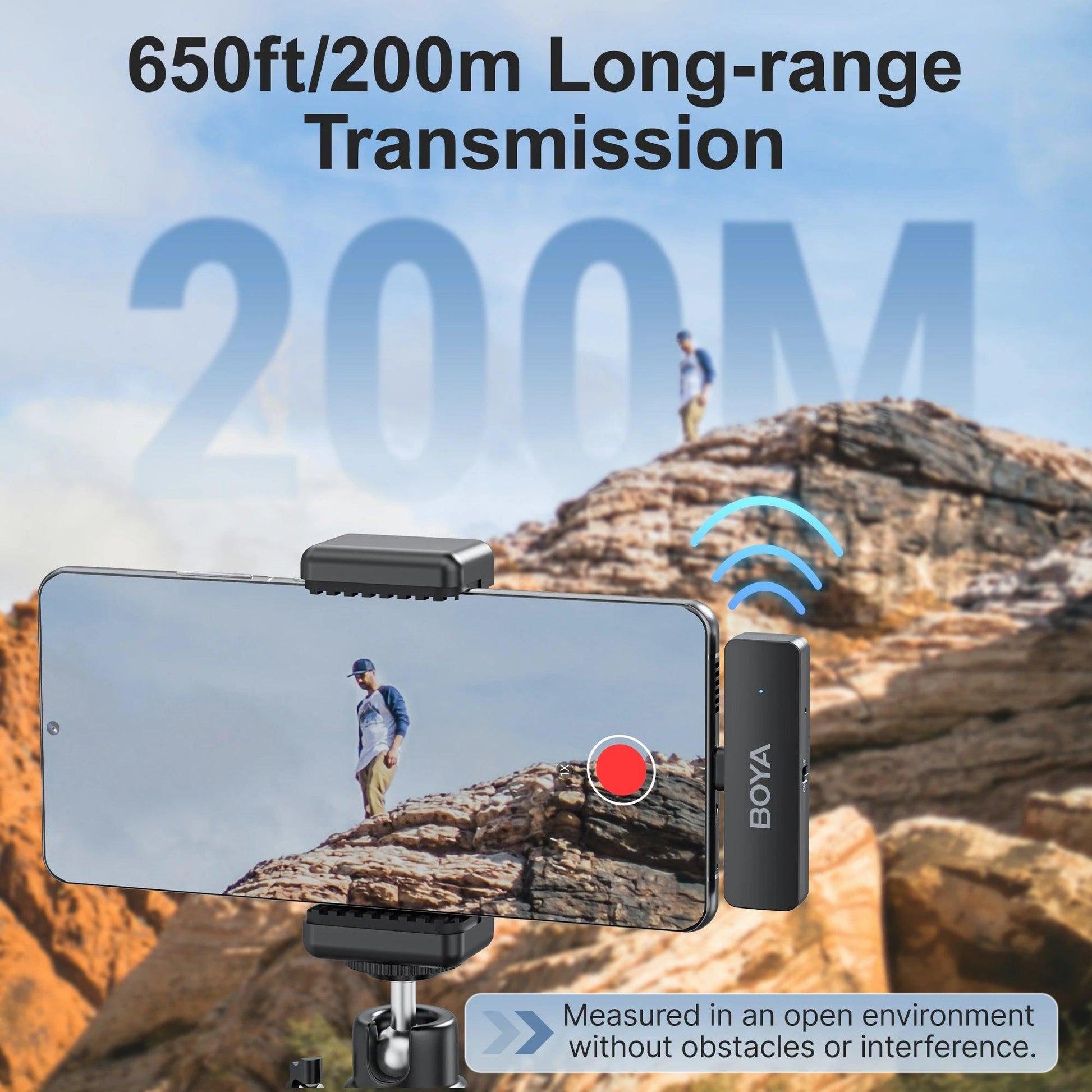 BOYA-V4U wireless microphone for phone & pc video recording live streaming - ARI