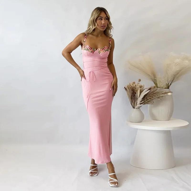 Sleeveless backless long dresses outfits for women - ARI