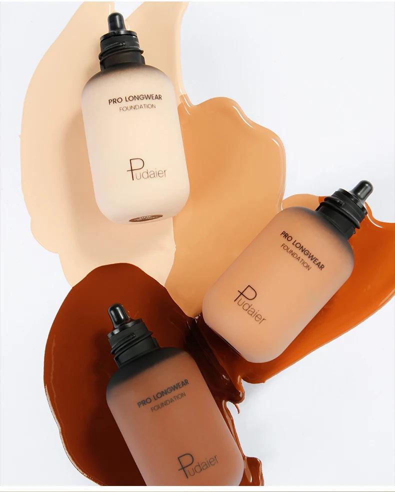 face liquid foundation full concealer makeup waterproof base brighten whitening cover dark circle - ARI