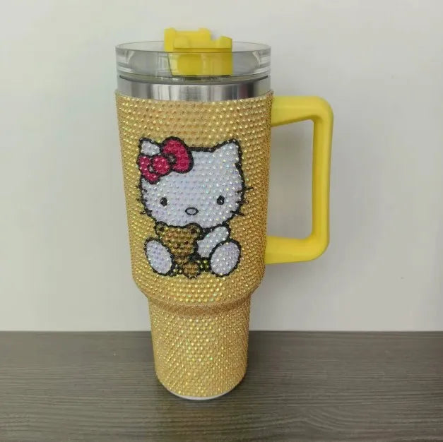 Disney cartoon mug stainless steel for school kids