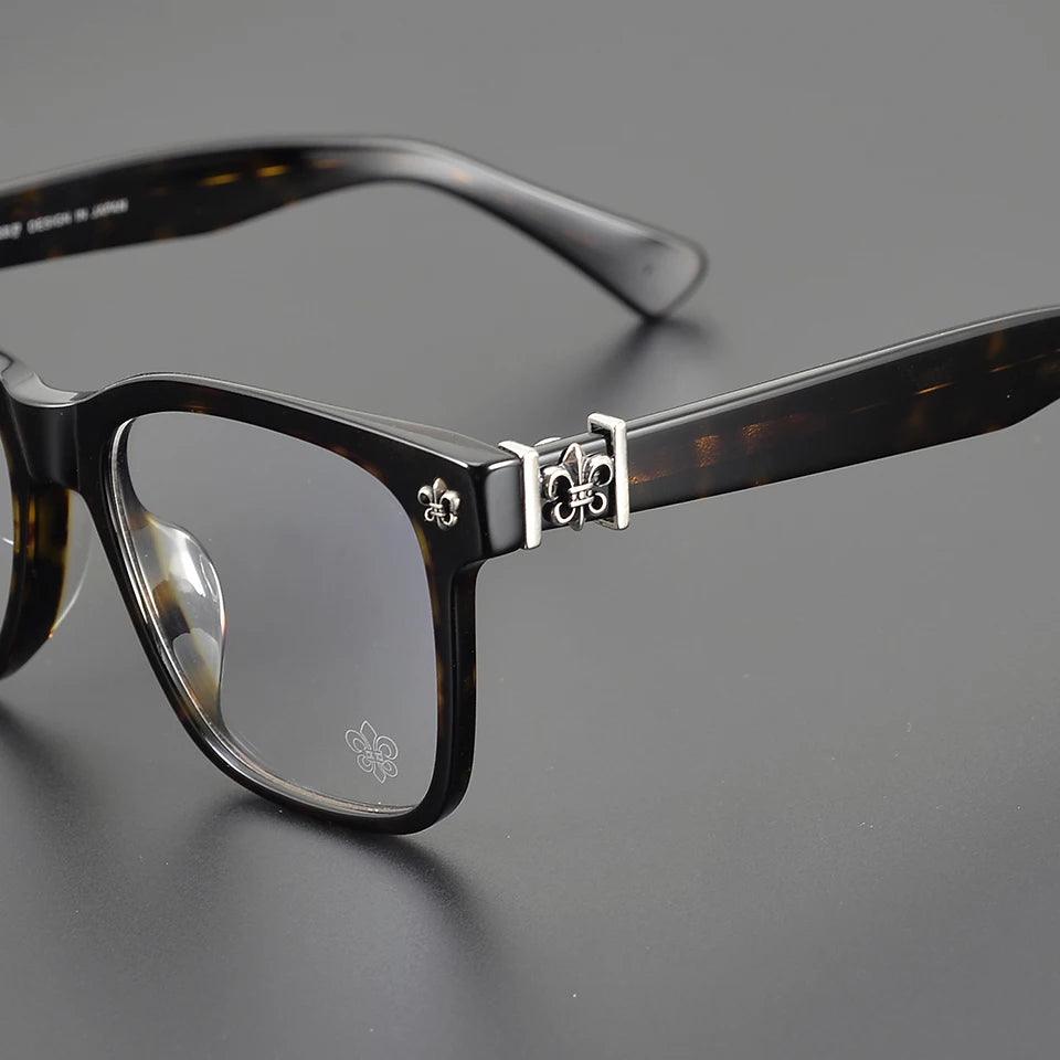 CHARMLIBRARY luxury acetate large frame glasses for reading, computer multifocal lenses - ARI