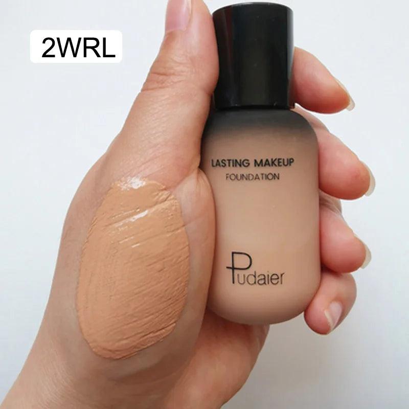 face liquid foundation full concealer makeup waterproof base brighten whitening cover dark circle - ARI