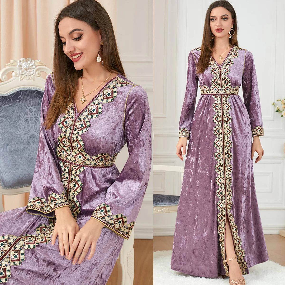 Elegant Dubai-inspired dress for muslim women – Modest & stylish middle eastern fashion - ARI