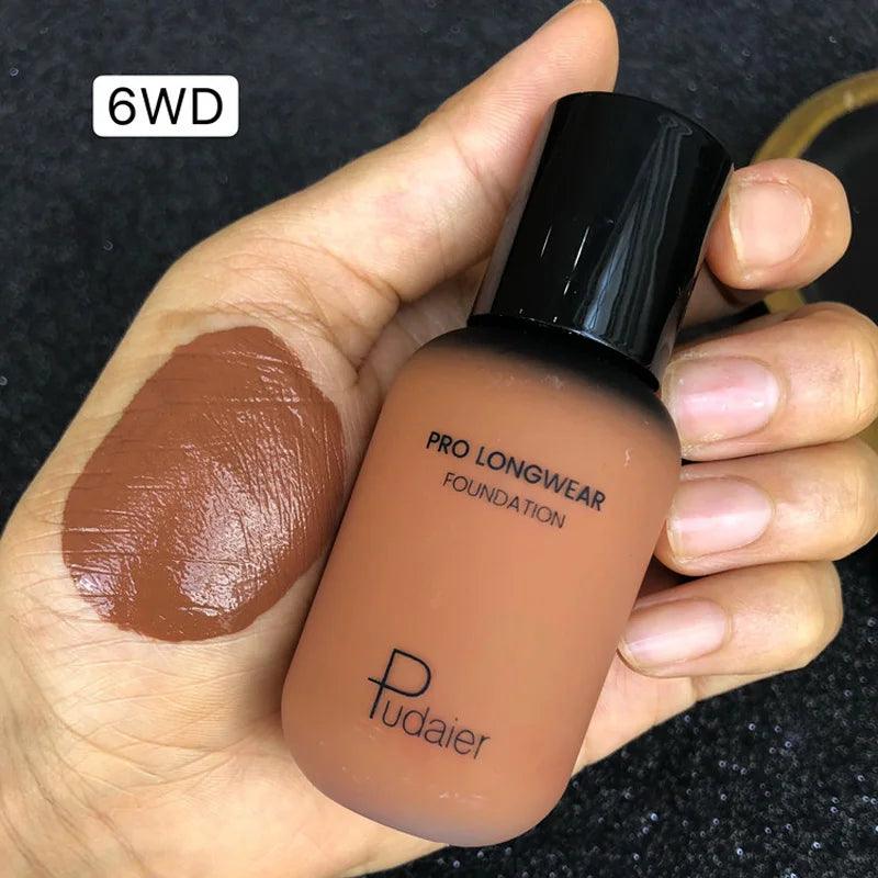 face liquid foundation full concealer makeup waterproof base brighten whitening cover dark circle - ARI