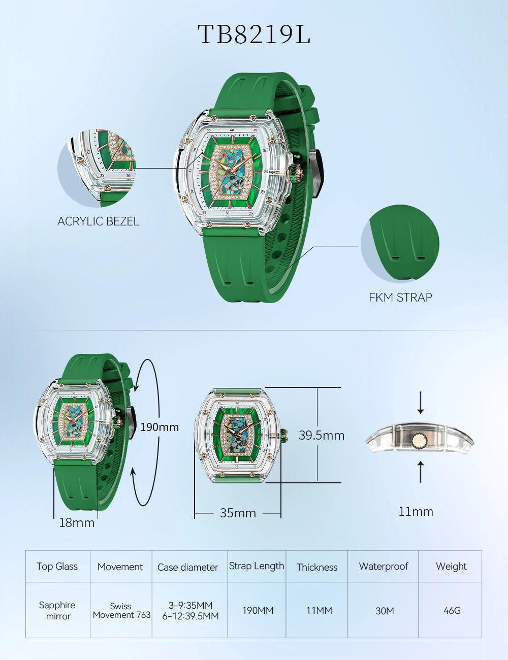Dubai watch fashion crystal quartz wristwatch precious gifts for girls - ARI