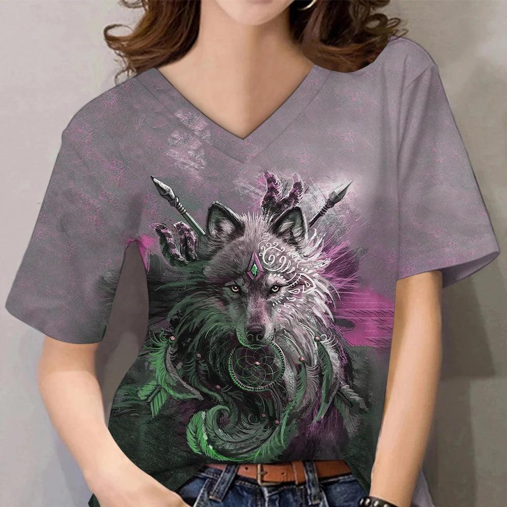 Unisex T Shirt Animal Graphic 3d Print Top Streetwear Fashion - ARI