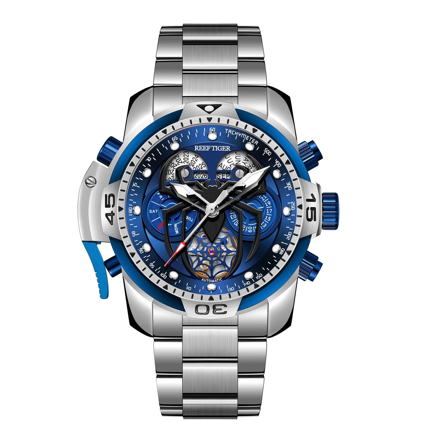 REEF TIGER design sport automatic watch spider dial - ARI