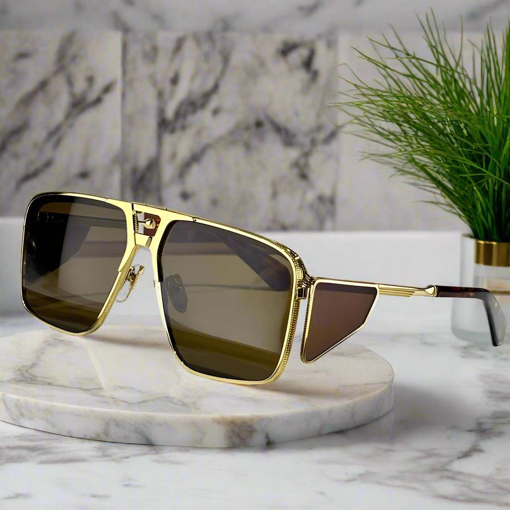JACQUE MARIE MAGE,Assen alloy handmade sunglasses classical vintage - ARI