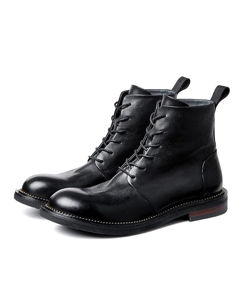 Handmade, high-quality, soft cow leather boots in British style. - ARI