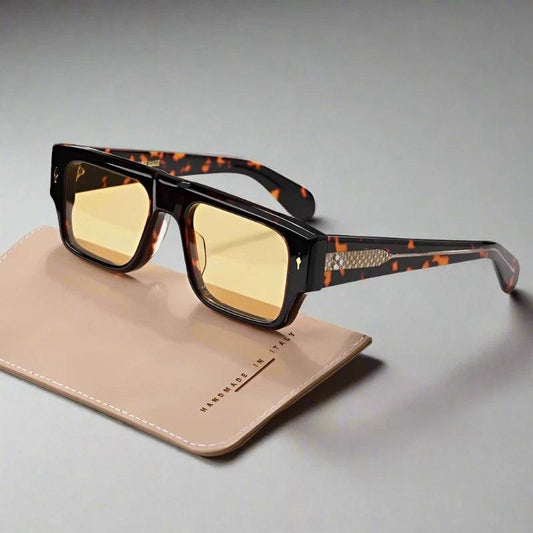 Limited JMM DEVOTO brand design square acetate - ARI