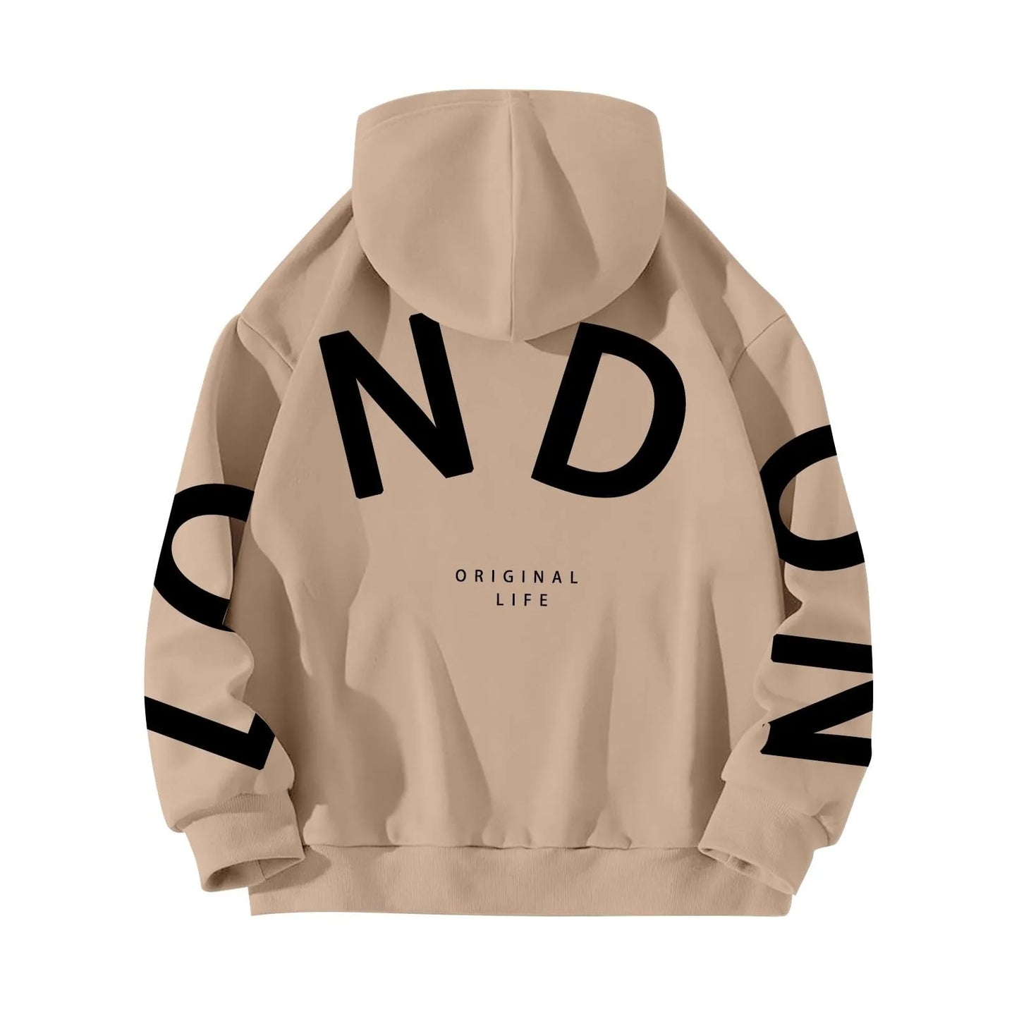 Women outfit sweatsuit letter long sleeved casual hoodie