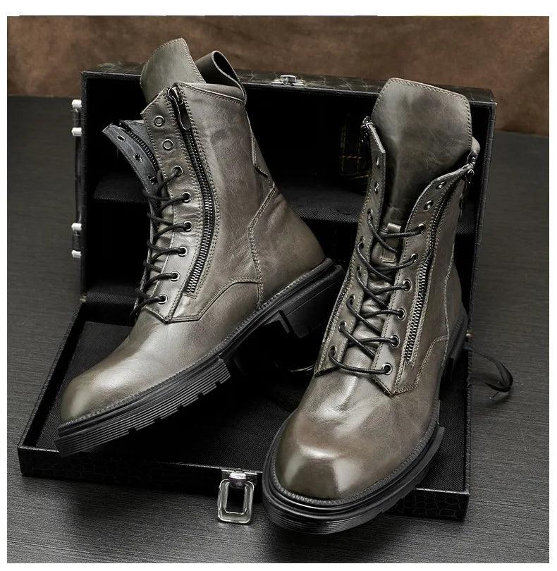 fashion luxury genuine leather designer british style handmade - ARI
