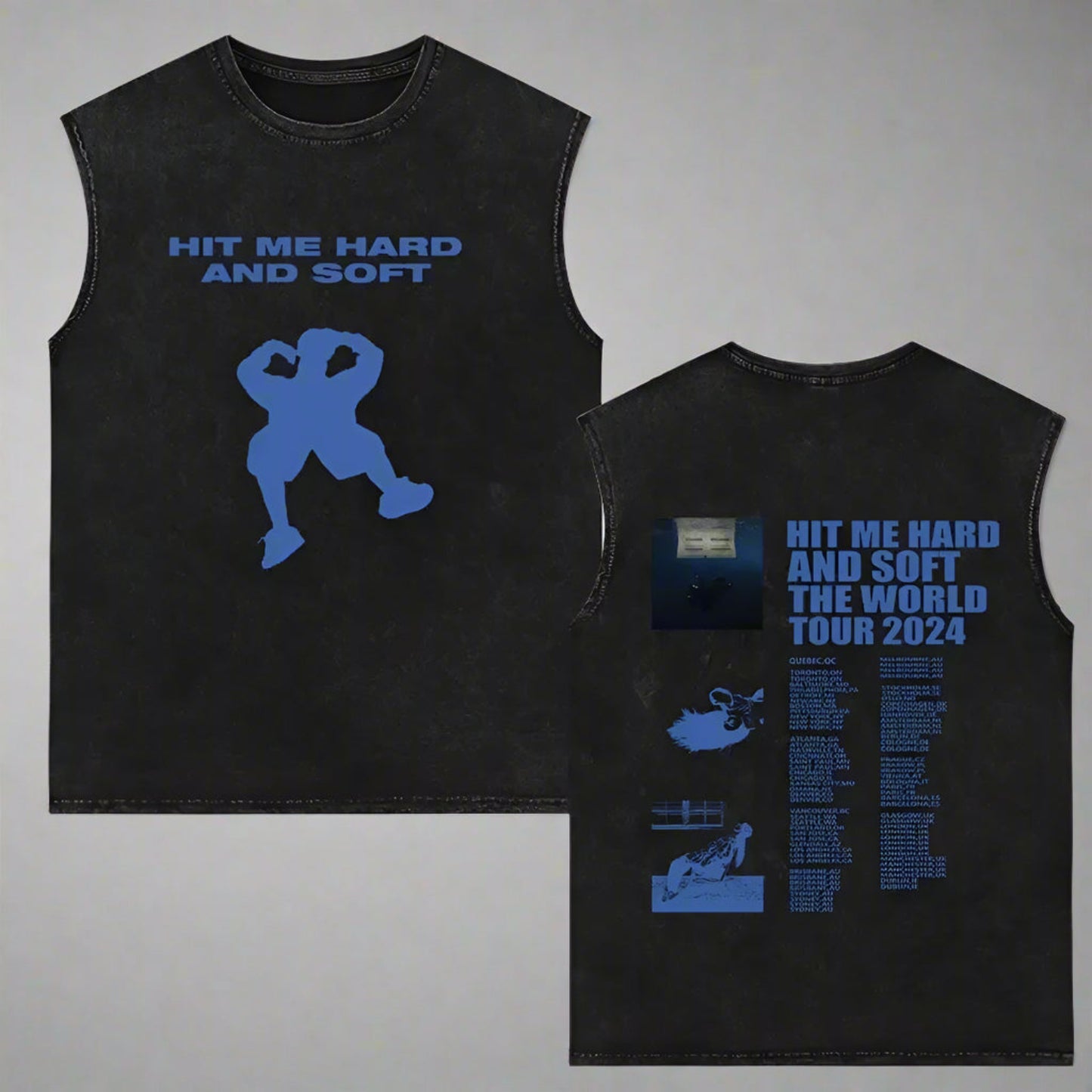 Billie eilish Hit me hard and soft vest top oversized sleeveless