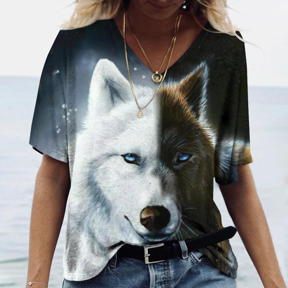 Unisex T Shirt Animal Graphic 3d Print Top Streetwear Fashion - ARI