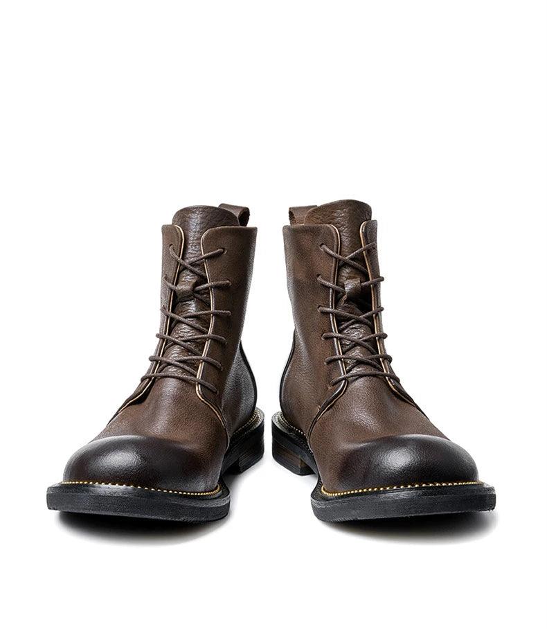 Handmade, high-quality, soft cow leather boots in British style. - ARI