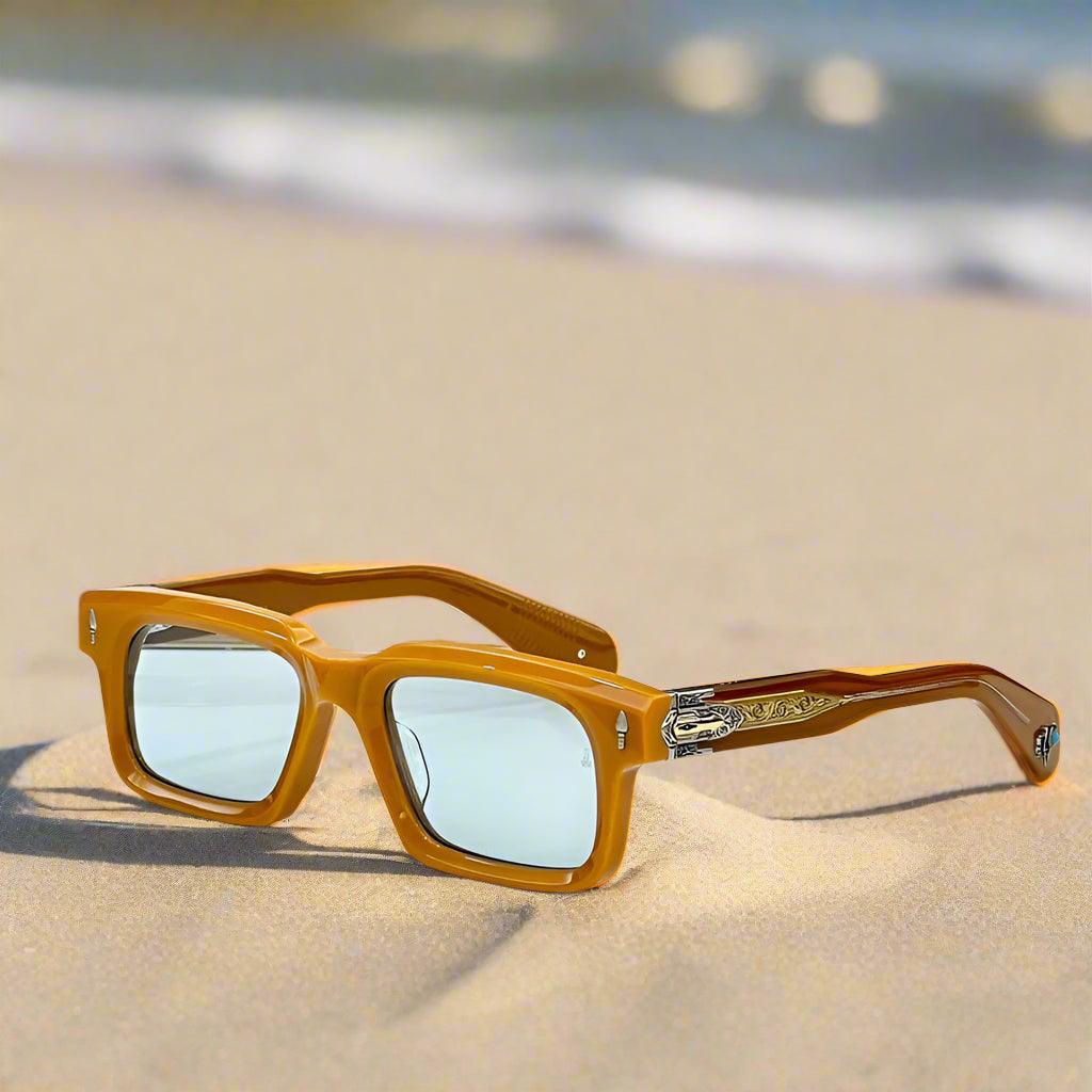 JACQUE MARIE MAGE,Belvedere Sunglasses fashion handmade Punk Acetate - ARI