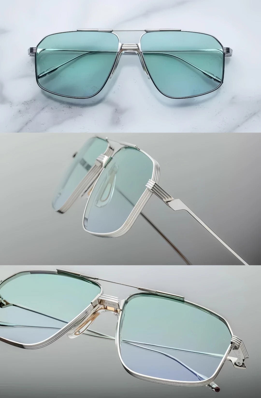 JMM sunglasses JAGGER ultralight titanium square style