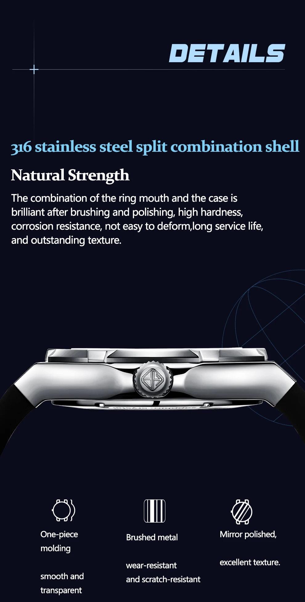 Haofa skeleton watch,Luxury automatic mechanical - ARI