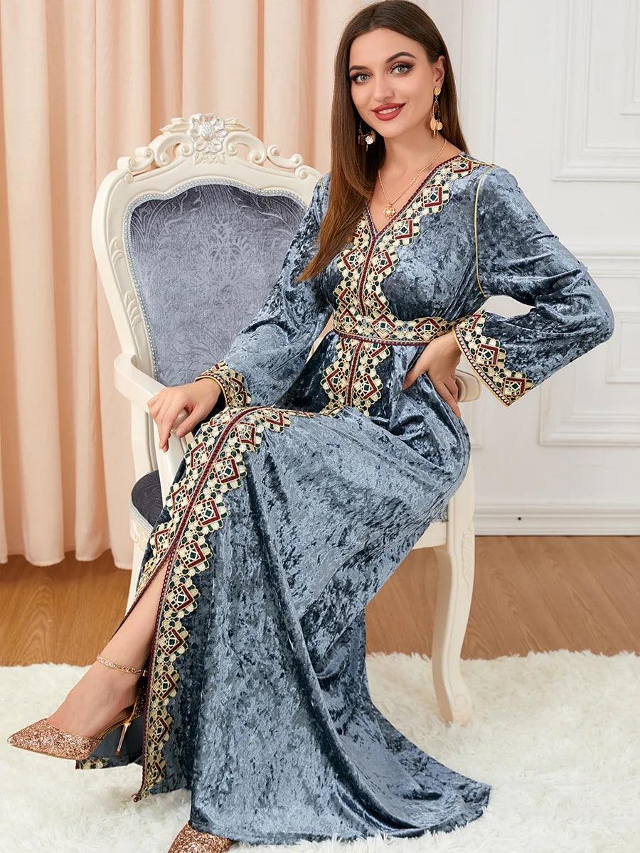 Elegant Dubai-inspired dress for muslim women – Modest & stylish middle eastern fashion - ARI