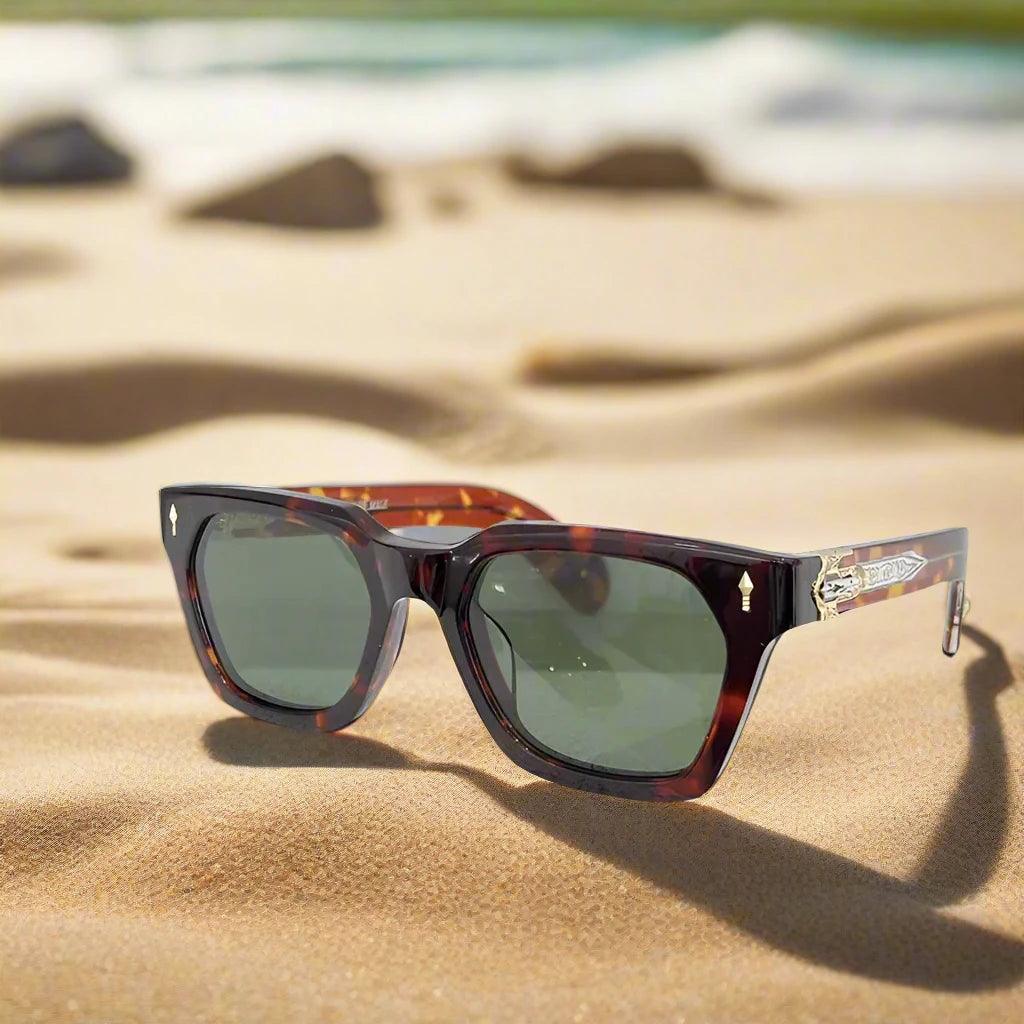 JMM Sterett handmade punk acetate fashion sunglasses,Last Frontier - ARI