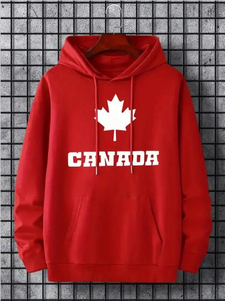 Hoodies leaf canada casual pullover casual & sporty - ARI