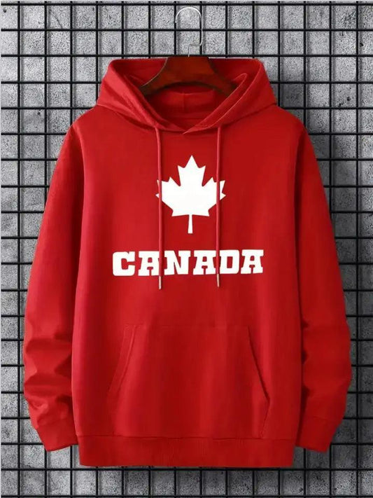 Hoodies leaf canada casual pullover casual & sporty - ARI