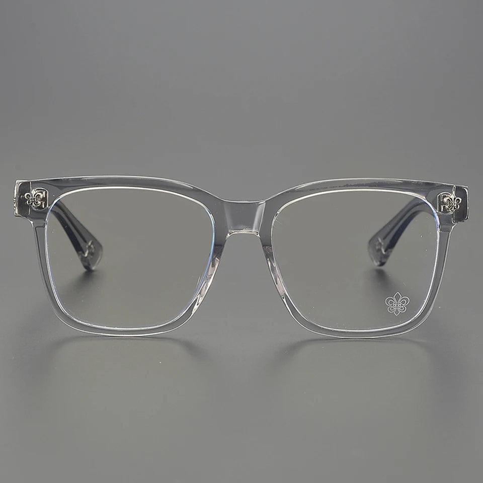 CHARMLIBRARY luxury acetate large frame glasses for reading, computer multifocal lenses - ARI