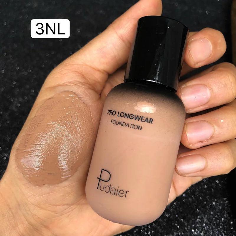 face liquid foundation full concealer makeup waterproof base brighten whitening cover dark circle - ARI