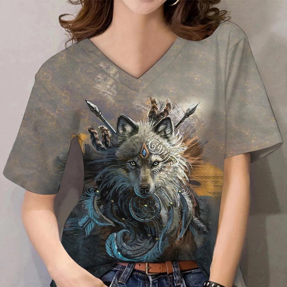 Unisex T Shirt Animal Graphic 3d Print Top Streetwear Fashion - ARI