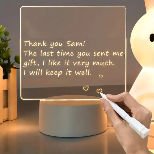 Creative 3d writing lamp board night light amazing gift