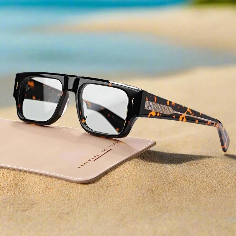 Limited JMM DEVOTO brand design square acetate - ARI
