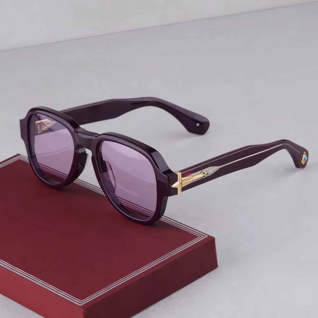 Jacque Maire Mage RED CLOUD Solid thick and old money type Sunglasses