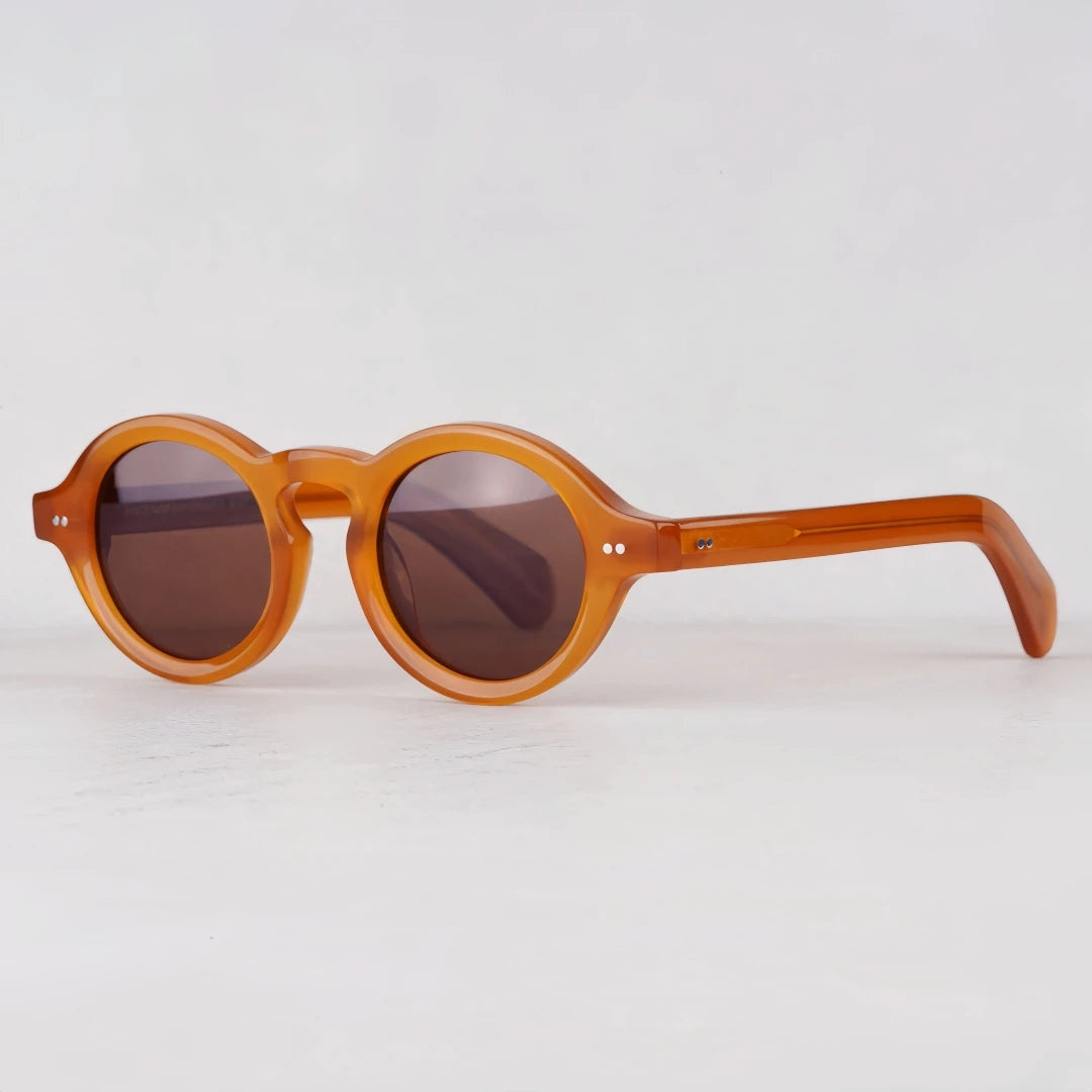 Mascot 1918 Solid thick  Round Style sunglasses